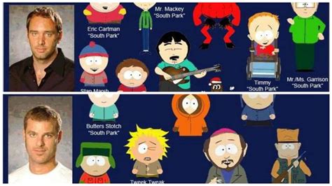 cast of south park|south park behind the voice actors.